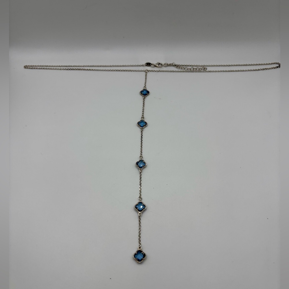 Dyadema Italy 925 Lariat Necklace - Picture 3 of 12